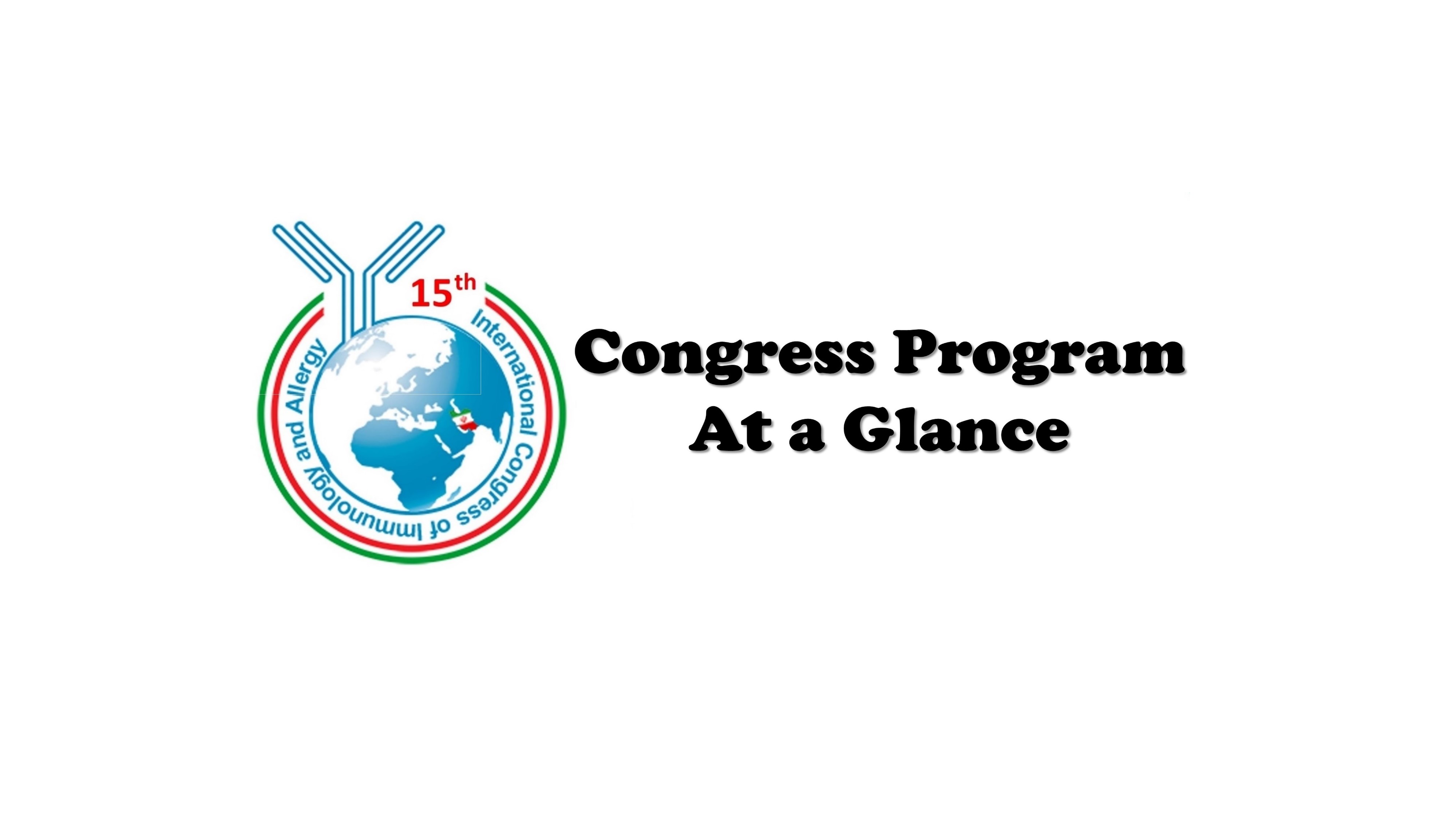 Congress Program at a Glance